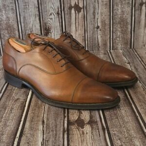 Sz 8 F UK/ 9 D US Mens Church's Sheldon Brown Leather Cap Toe Oxford Shoes EUC
